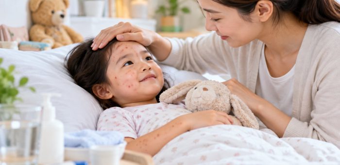 Chăm sóc trẻ bị thủy đậu an toàn tại nhà