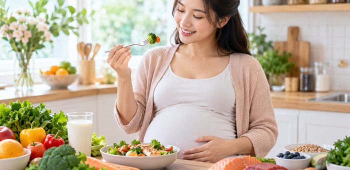 Dinh dưỡng cho mẹ bầu: Ăn đủ, chọn đúng