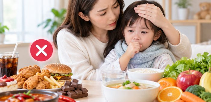 Trẻ bị ho kiêng ăn gì? 7 điều cha mẹ cần biết