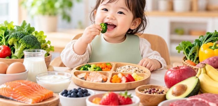 Dinh dưỡng cho trẻ nhỏ: 5 nhóm thực phẩm nên ưu tiên