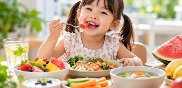 Trẻ ăn gì vào mùa hè? Gợi ý an toàn theo độ tuổi