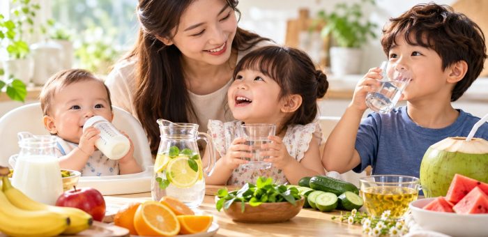 Nước uống cho bé theo độ tuổi: Chọn sao cho an toàn?