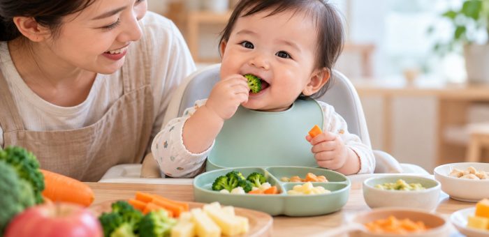 Bé tập nhai: lộ trình tăng thô và phòng hóc