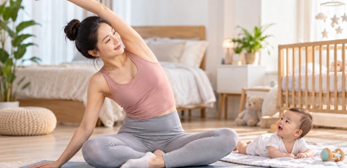 Vận động sau sinh thường: Cách tập an toàn từng bước