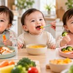 So sánh ăn dặm BLW, truyền thống và kết hợp
