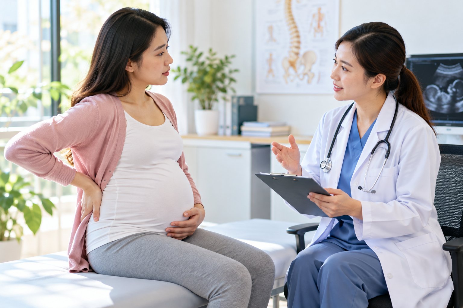 Đau lưng khi mang thai: Giảm đau an toàn, lúc cần khám 6 Ảnh minh hoạ: Đau lưng khi mang thai: Giảm đau an toàn, lúc cần khám