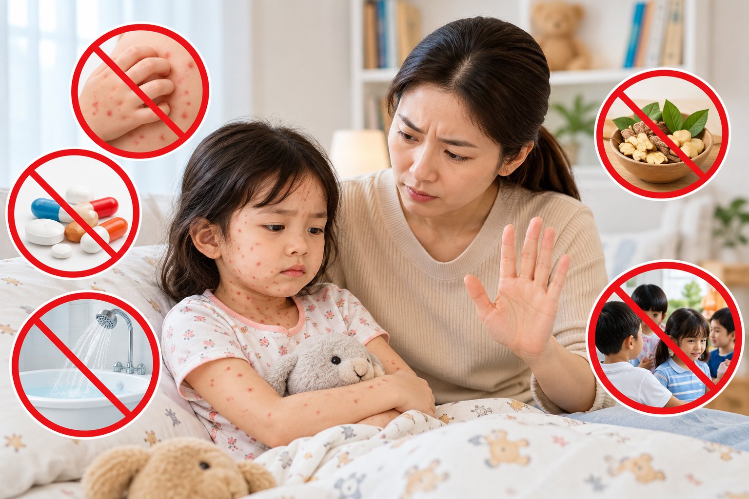 Chăm sóc trẻ bị thủy đậu an toàn tại nhà 4 Ảnh minh hoạ: Chăm sóc trẻ bị thủy đậu an toàn tại nhà