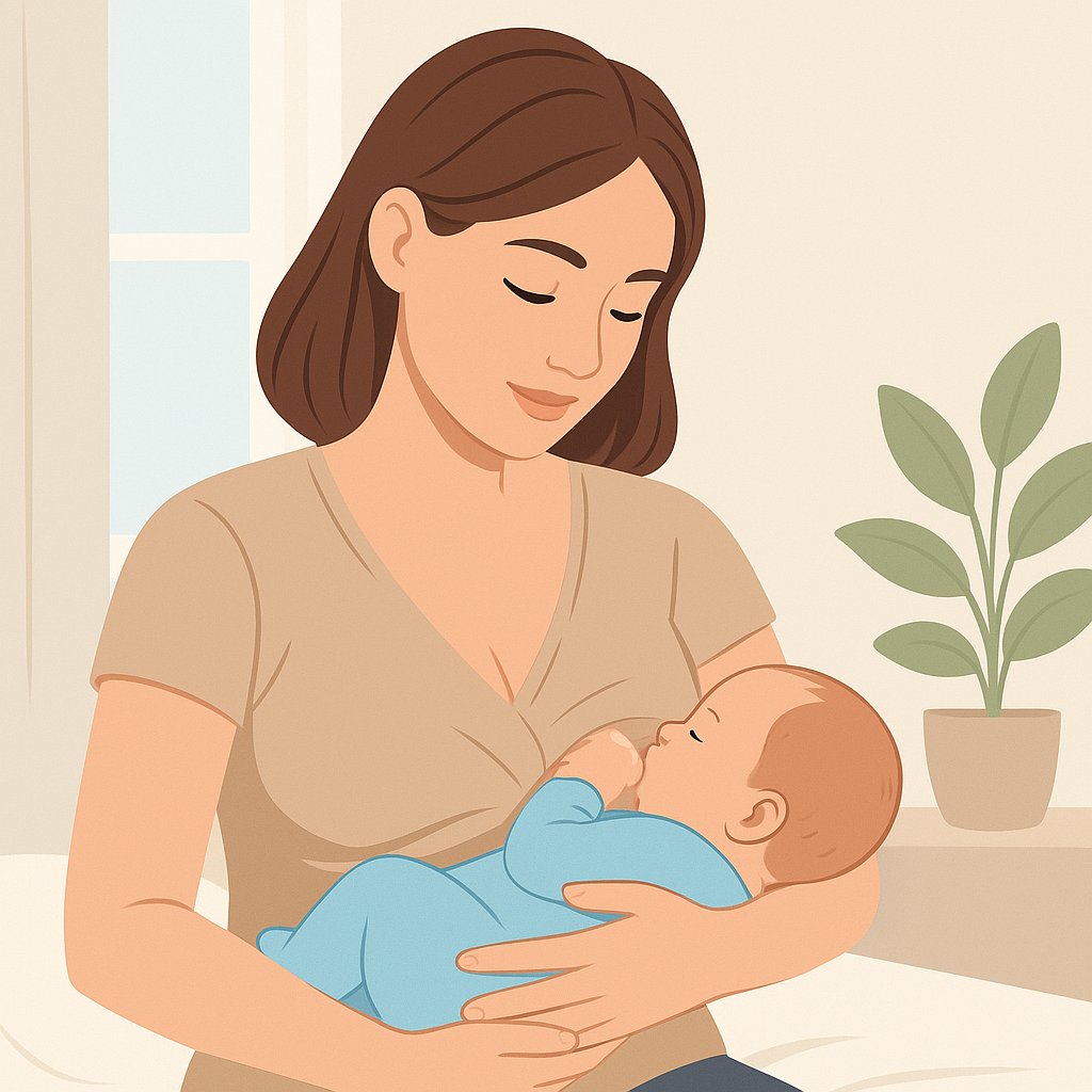 Phản xạ xuống sữa quá mạnh: Cách giúp bé bú êm hơn 1 Ảnh minh hoạ: Phản xạ xuống sữa quá mạnh: Cách giúp bé bú êm hơn