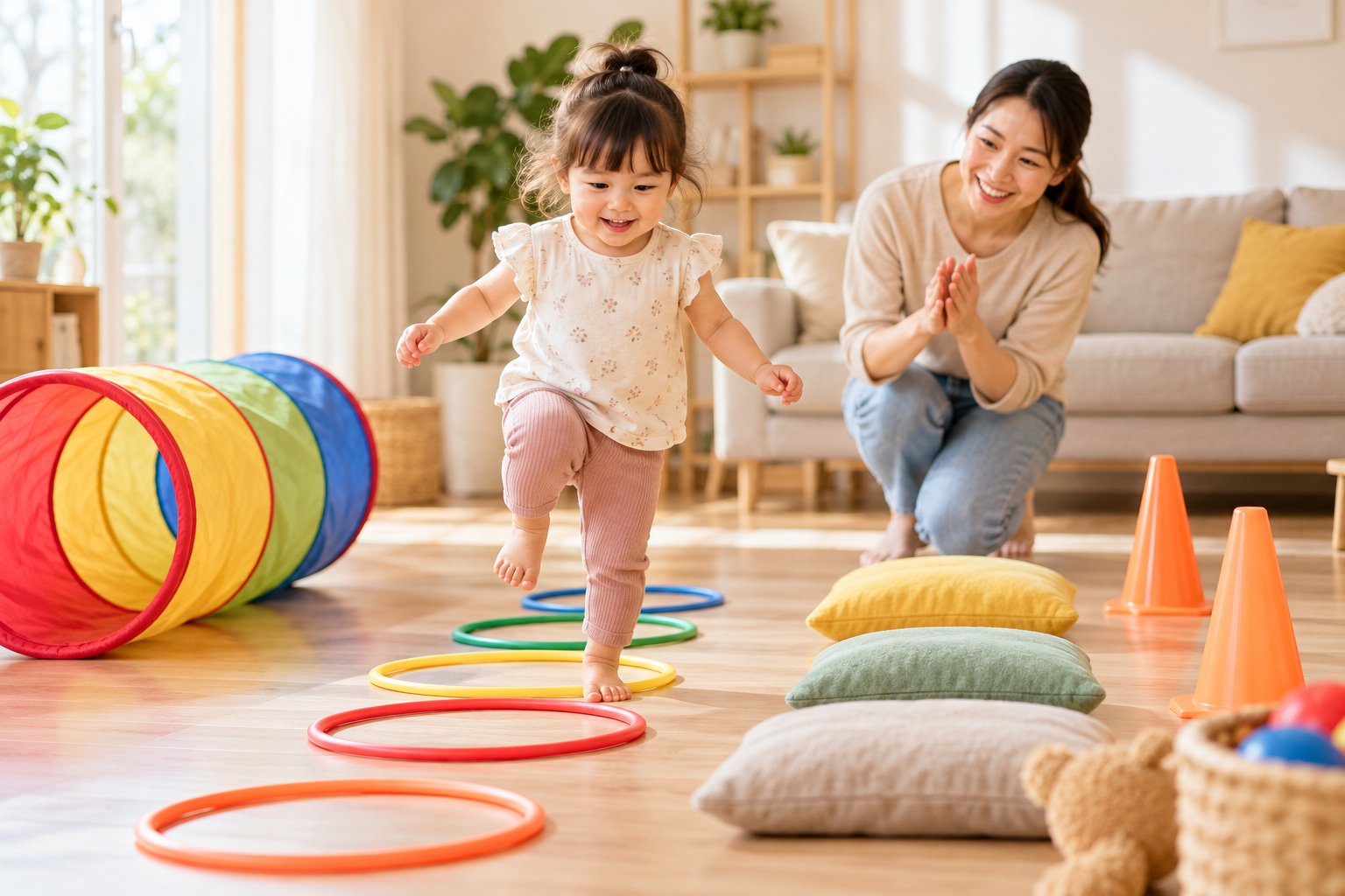 10 trò chơi vận động thô cho trẻ 2–3 tuổi 3 Ảnh minh hoạ: 10 trò chơi vận động thô cho trẻ 2–3 tuổi