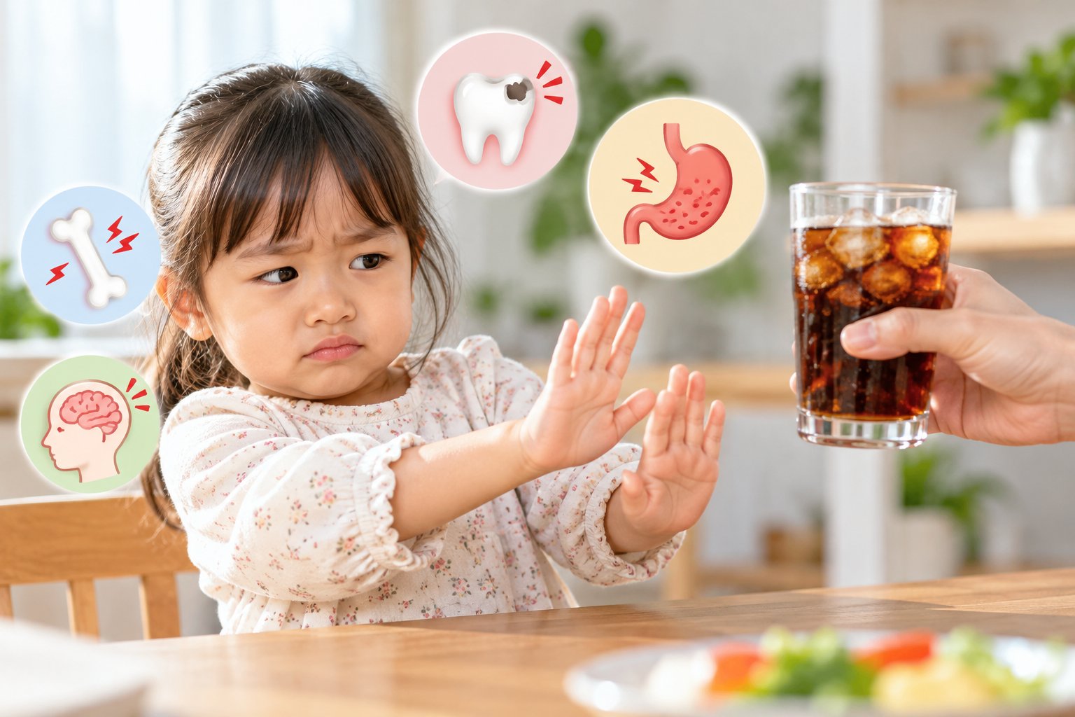 Bé uống nước ngọt có ga: Cha mẹ cần biết gì? 2 Ảnh minh hoạ: Bé uống nước ngọt có ga: Cha mẹ cần biết gì?
