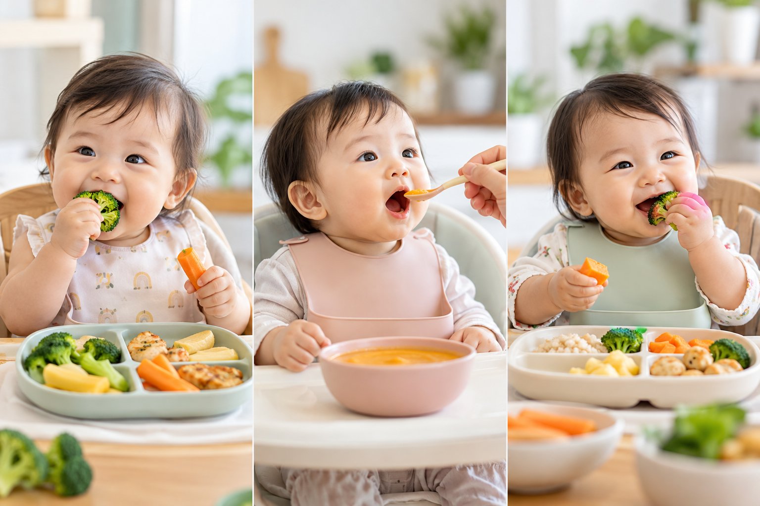 So sánh ăn dặm BLW, truyền thống và kết hợp 1 Ảnh minh hoạ: So sánh ăn dặm BLW, truyền thống và kết hợp