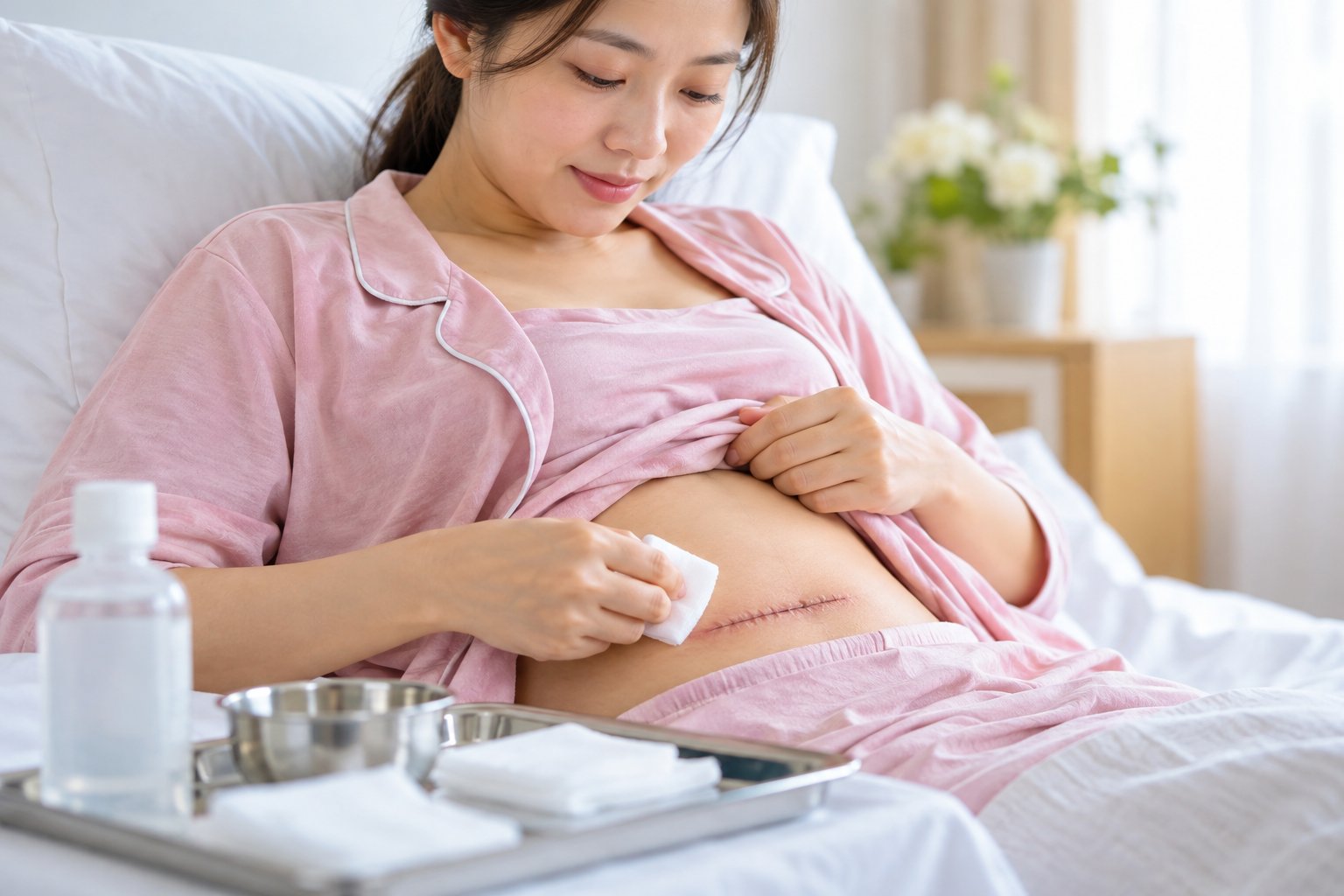 Chăm sóc vết mổ sau sinh tại nhà an toàn 1 Ảnh minh hoạ: Chăm sóc vết mổ sau sinh tại nhà an toàn