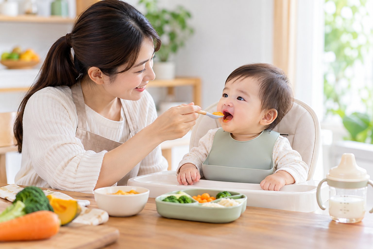 Lịch ăn dặm kết hợp uống sữa cho bé 6–12 tháng 3 Ảnh minh hoạ: Lịch ăn dặm kết hợp uống sữa cho bé 6–12 tháng