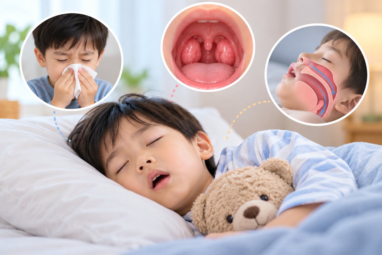 Bé ngủ ngáy: nguyên nhân, dấu hiệu cần đi khám 4 Ảnh minh hoạ: Bé ngủ ngáy: nguyên nhân, dấu hiệu cần đi khám