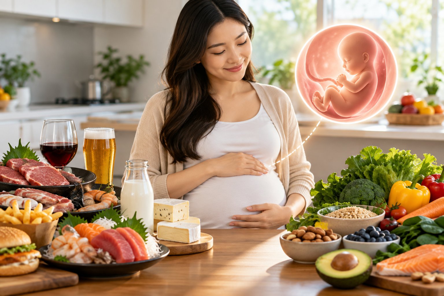 Thực phẩm không nên ăn khi mang thai: hướng dẫn an toàn 1 Ảnh minh hoạ: Thực phẩm không nên ăn khi mang thai: hướng dẫn an toàn