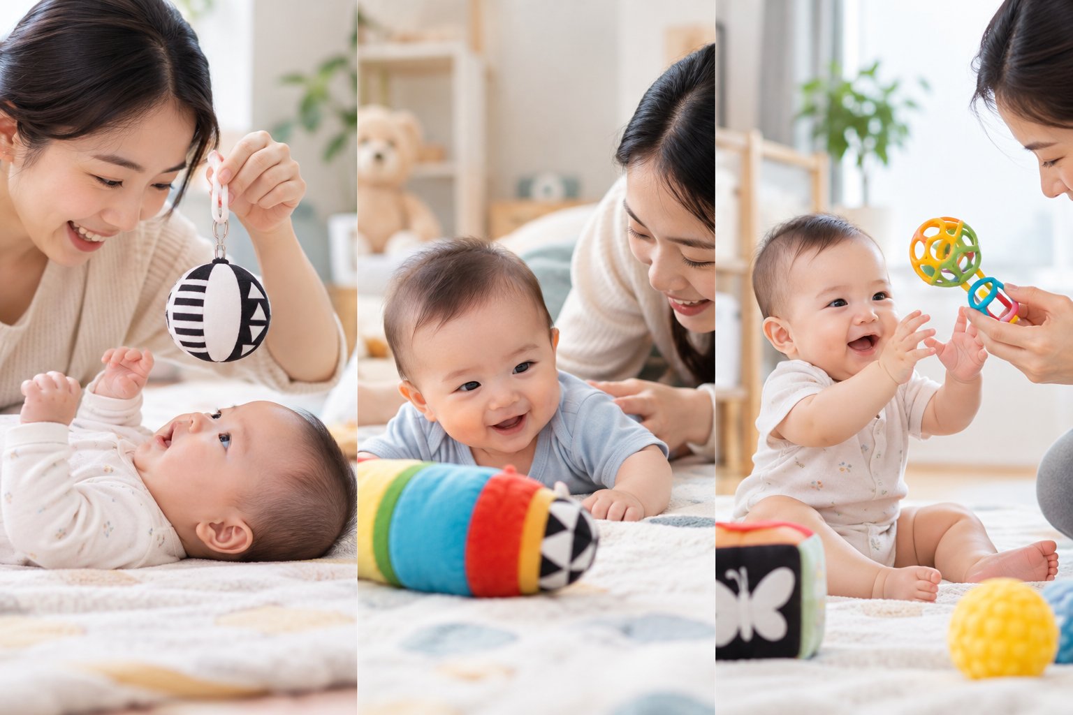 Cách chơi với trẻ 3 đến 6 tháng tuổi an toàn 1 Ảnh minh hoạ: Cách chơi với trẻ 3 đến 6 tháng tuổi an toàn