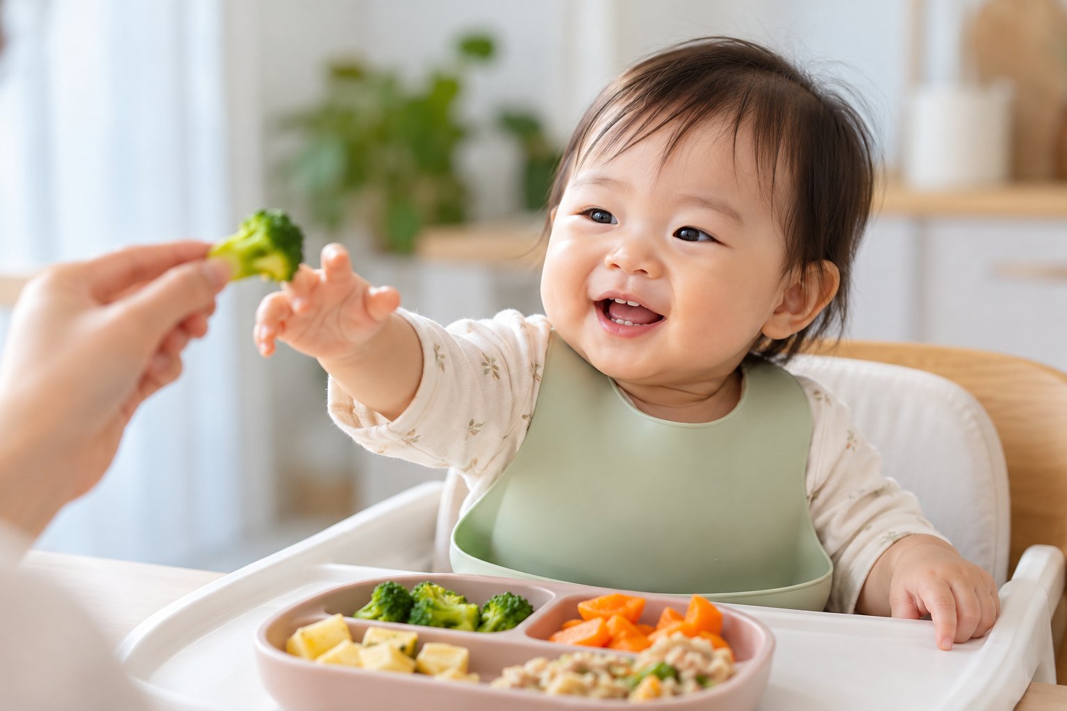 Tăng độ thô cho bé ăn dặm: lộ trình theo kỹ năng 1 Ảnh minh hoạ: Tăng độ thô cho bé ăn dặm: lộ trình theo kỹ năng