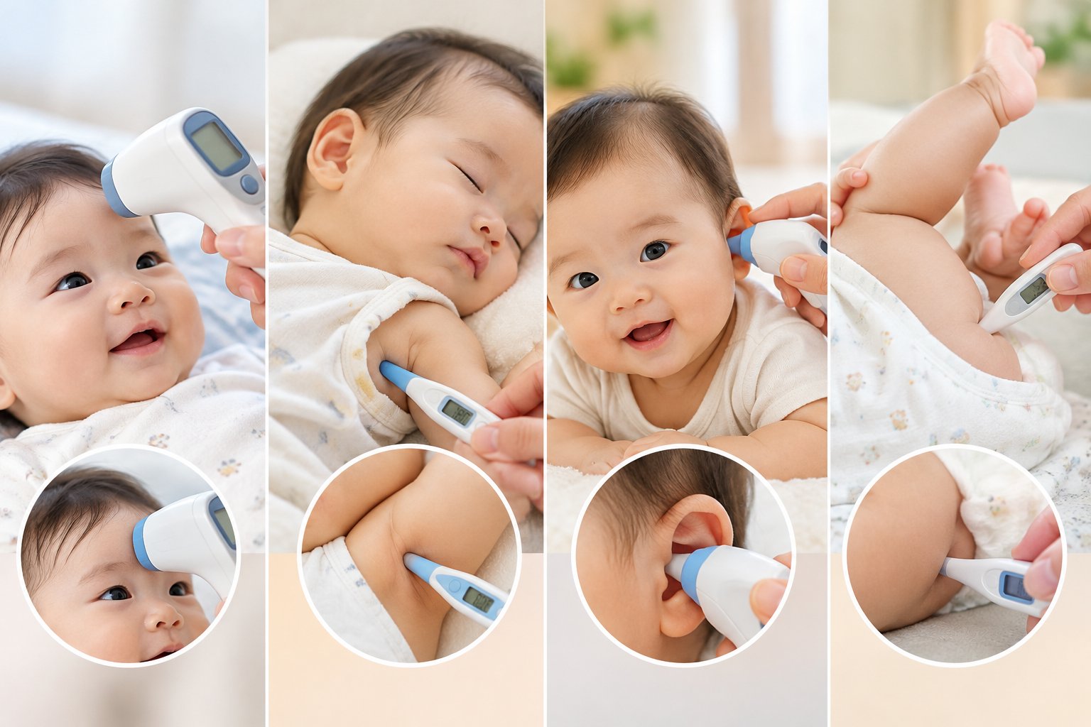 Cách đo nhiệt độ cho trẻ đúng theo từng độ tuổi 1 Ảnh minh hoạ: Cách đo nhiệt độ cho trẻ đúng theo từng độ tuổi