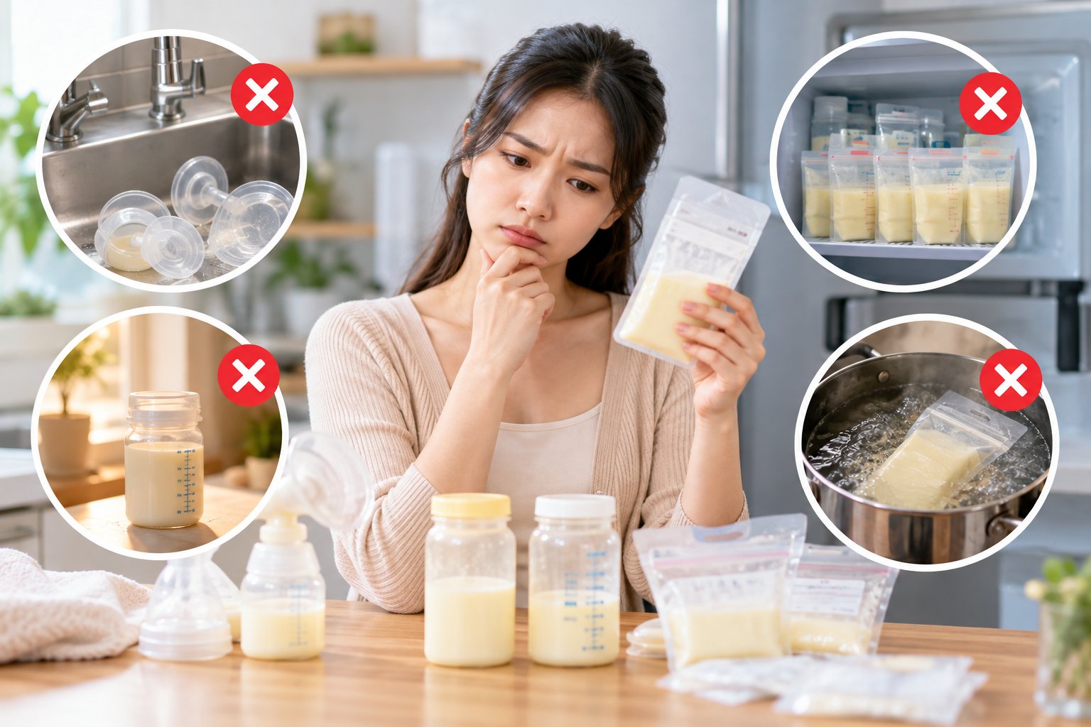 Cách bảo quản sữa mẹ sau khi vắt an toàn 3 Ảnh minh hoạ: Cách bảo quản sữa mẹ sau khi vắt an toàn