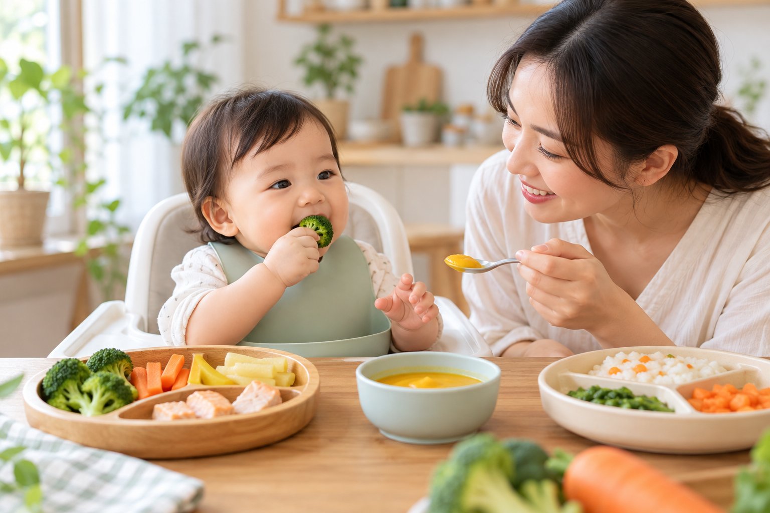 So sánh ăn dặm BLW, truyền thống và kết hợp 3 Ảnh minh hoạ: So sánh ăn dặm BLW, truyền thống và kết hợp