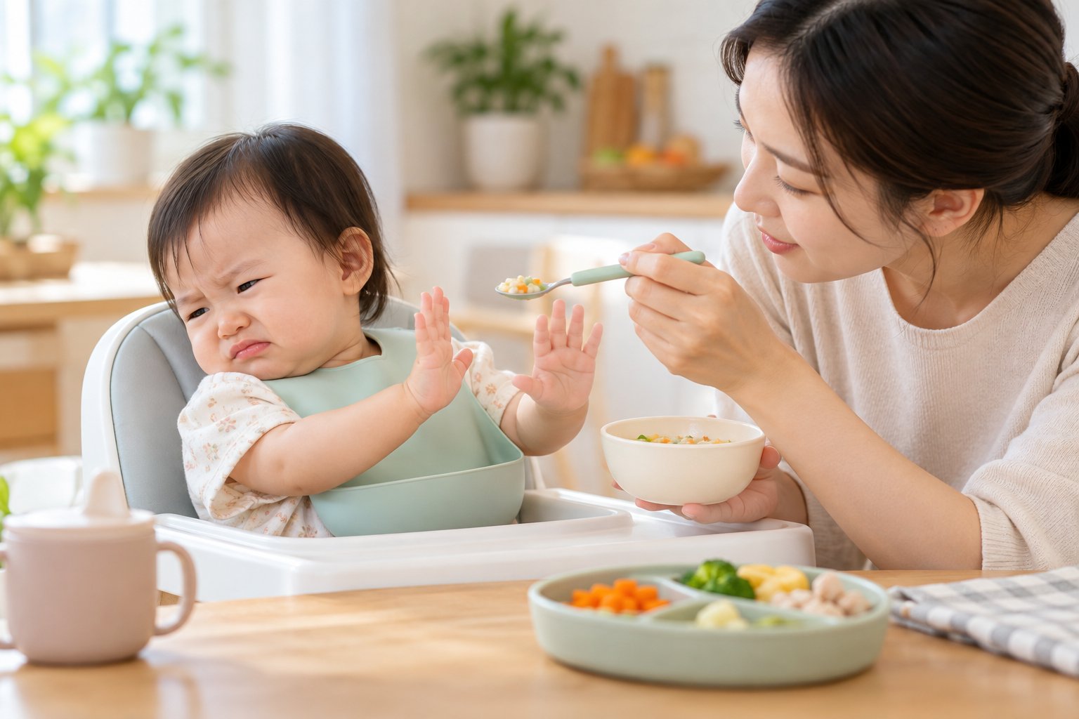 Tăng độ thô cho bé ăn dặm: lộ trình theo kỹ năng 2 Ảnh minh hoạ: Tăng độ thô cho bé ăn dặm: lộ trình theo kỹ năng