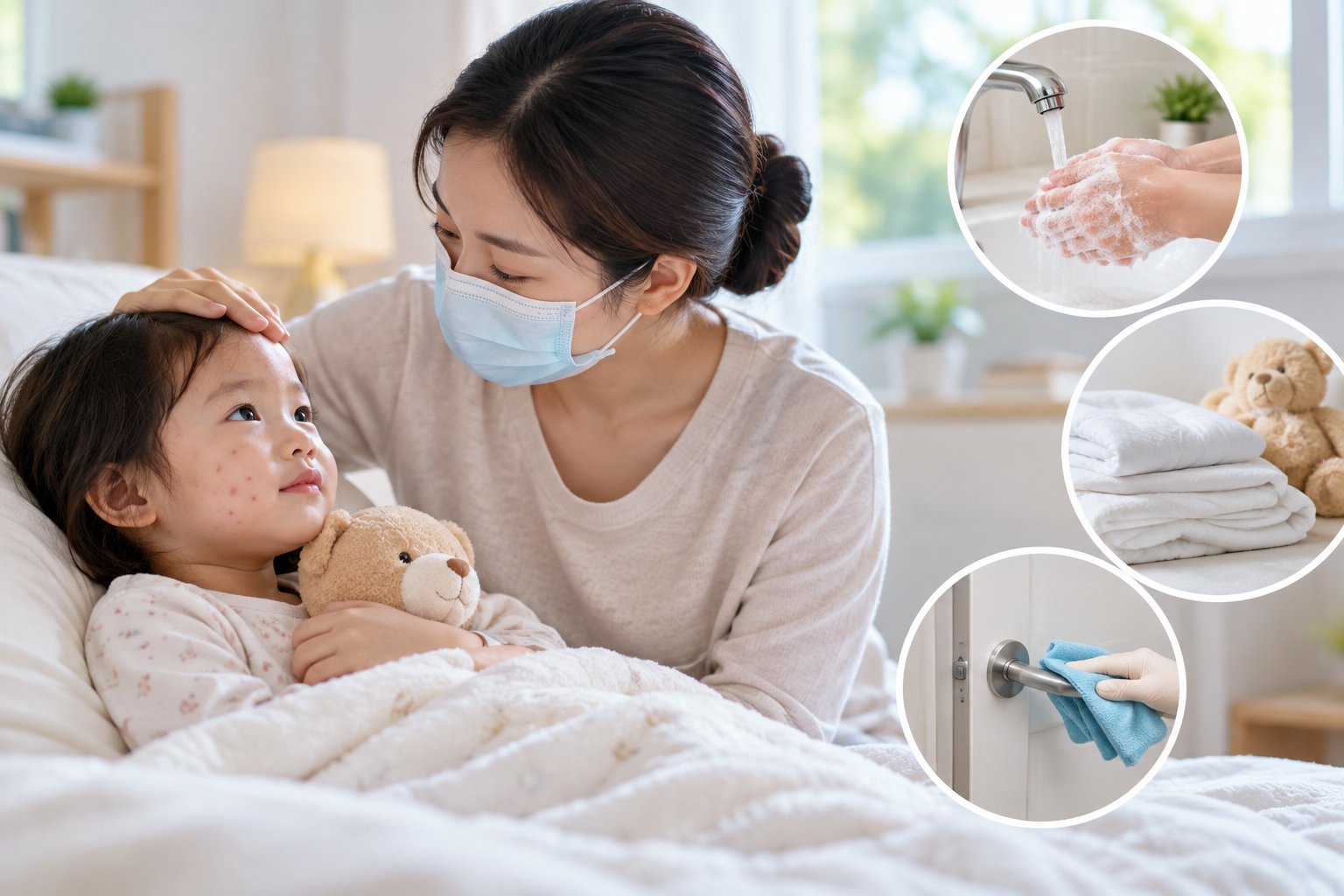 Chăm sóc trẻ bị thủy đậu an toàn tại nhà 3 Ảnh minh hoạ: Chăm sóc trẻ bị thủy đậu an toàn tại nhà