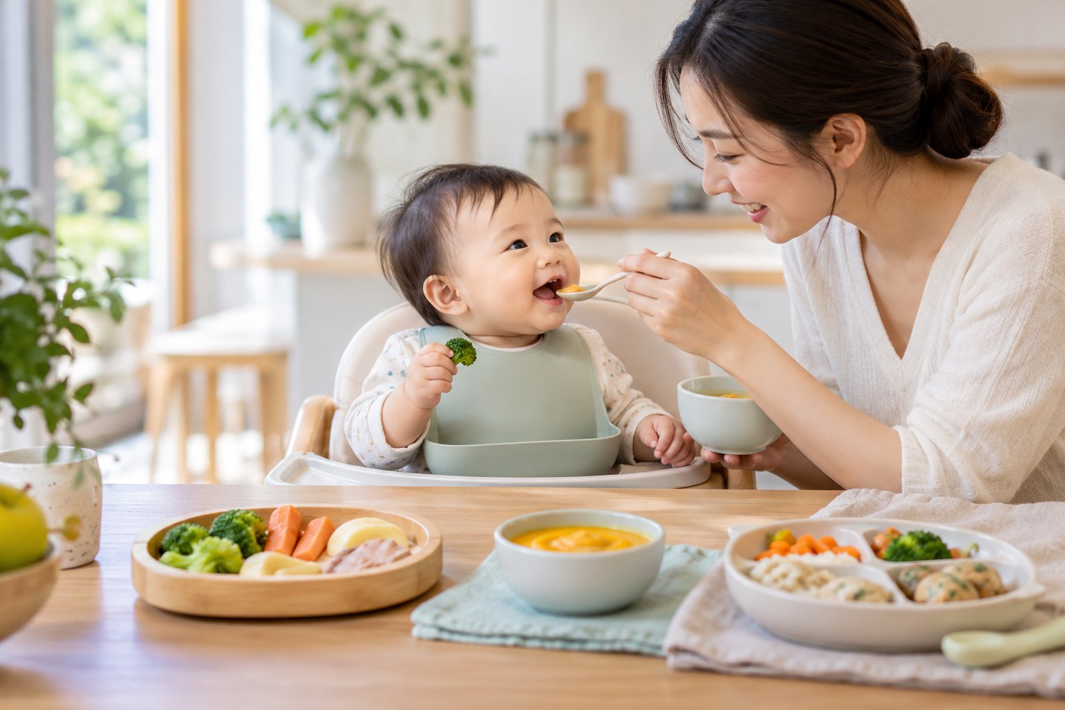 So sánh ăn dặm BLW, truyền thống và kết hợp 2 Ảnh minh hoạ: So sánh ăn dặm BLW, truyền thống và kết hợp