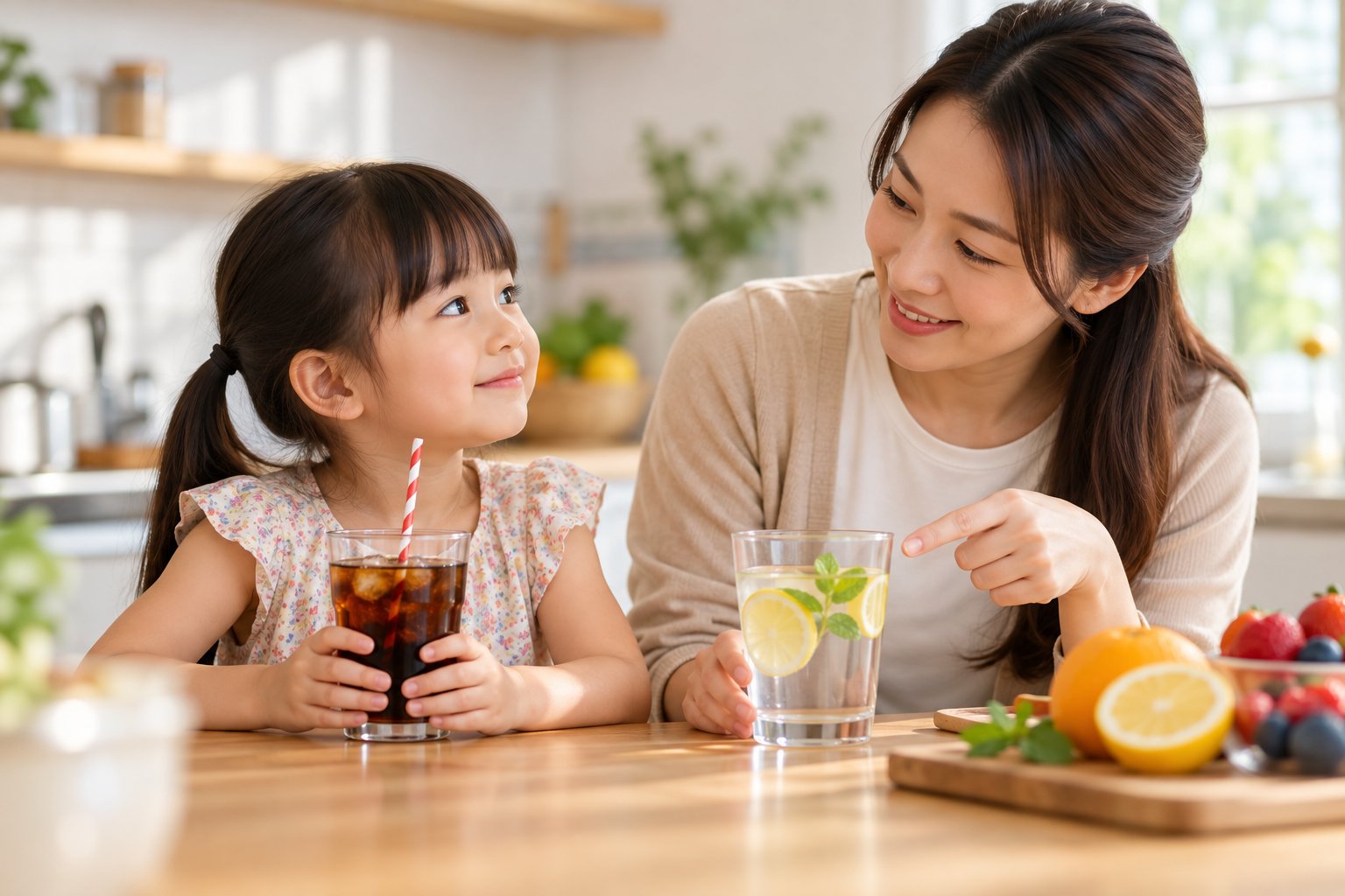 Bé uống nước ngọt có ga: Cha mẹ cần biết gì? 3 Ảnh minh hoạ: Bé uống nước ngọt có ga: Cha mẹ cần biết gì?