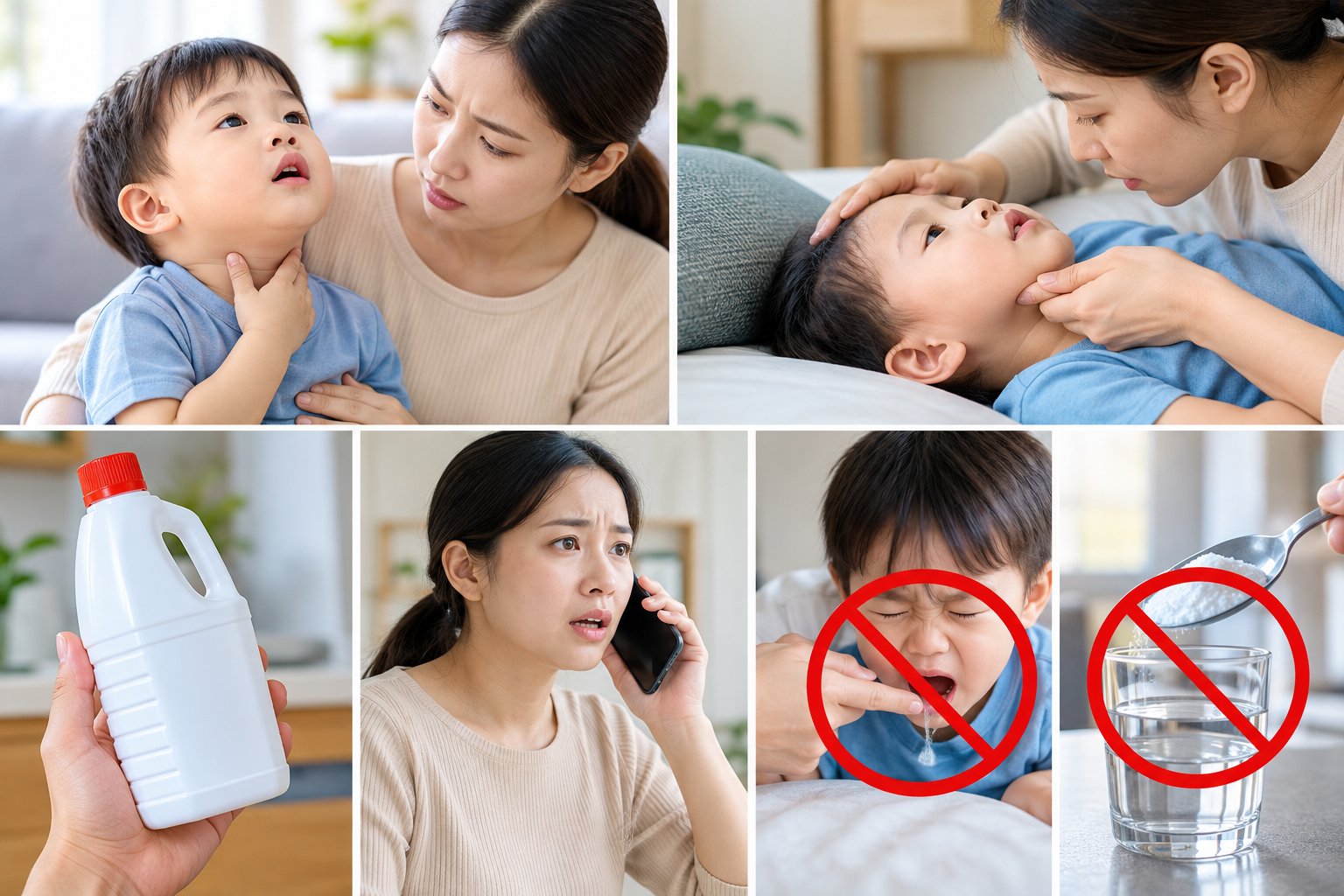 Trẻ nuốt nhầm hóa chất phải làm sao? Cách xử trí 1 Ảnh minh hoạ: Trẻ nuốt nhầm hóa chất phải làm sao? Cách xử trí