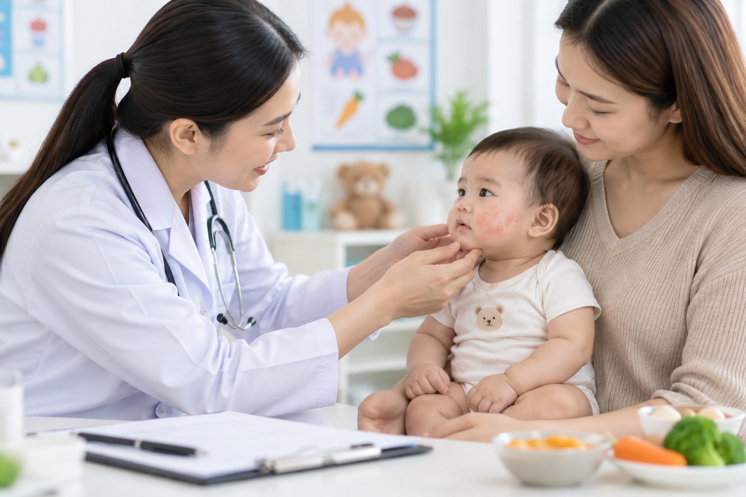 Dị ứng thức ăn khi bé ăn dặm: dấu hiệu, xử trí 3 Ảnh minh hoạ: Dị ứng thức ăn khi bé ăn dặm: dấu hiệu, xử trí
