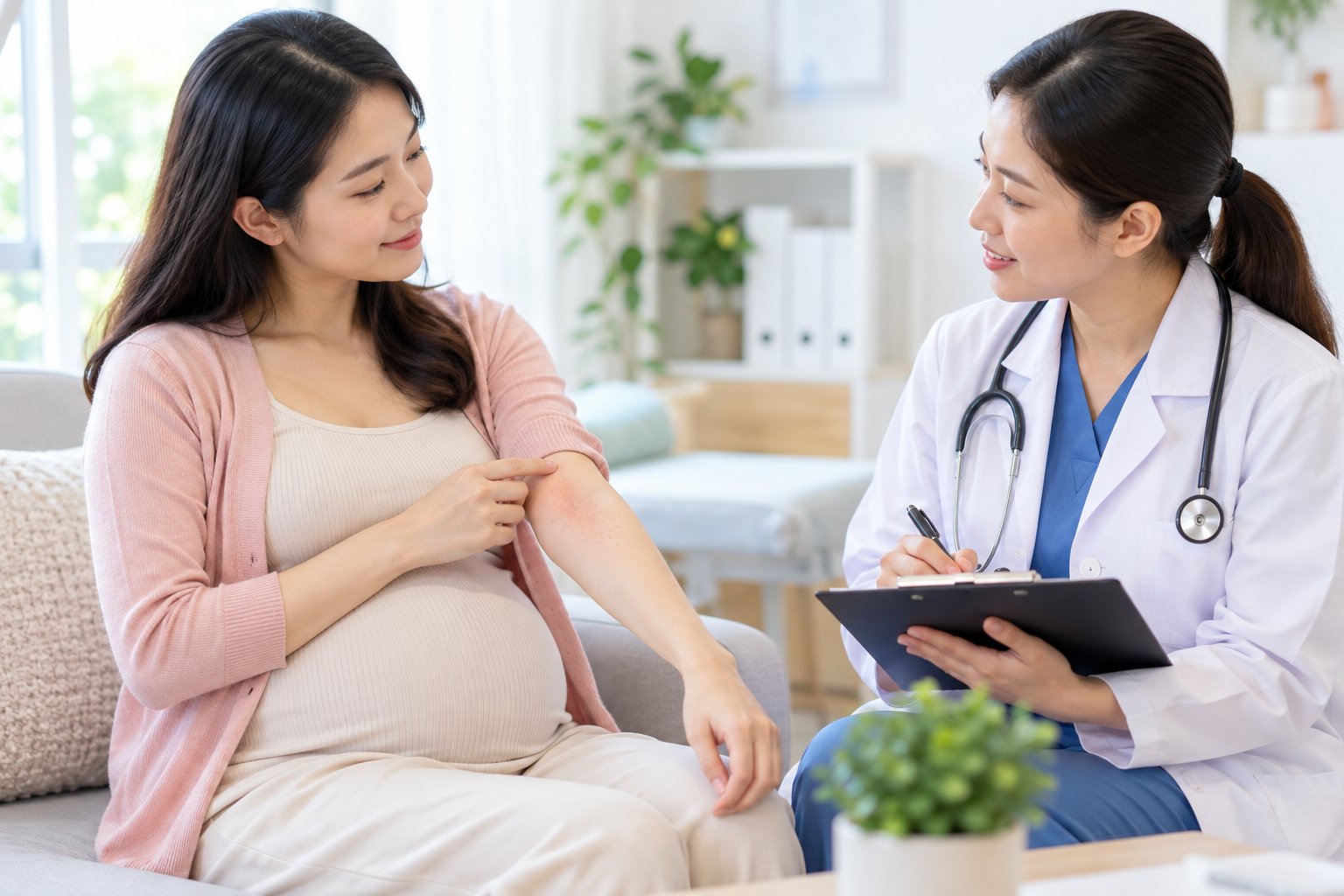 Ngứa khi mang thai: Cách giảm ngứa và khi cần khám 3 Ảnh minh hoạ: Ngứa khi mang thai: Cách giảm ngứa và khi cần khám