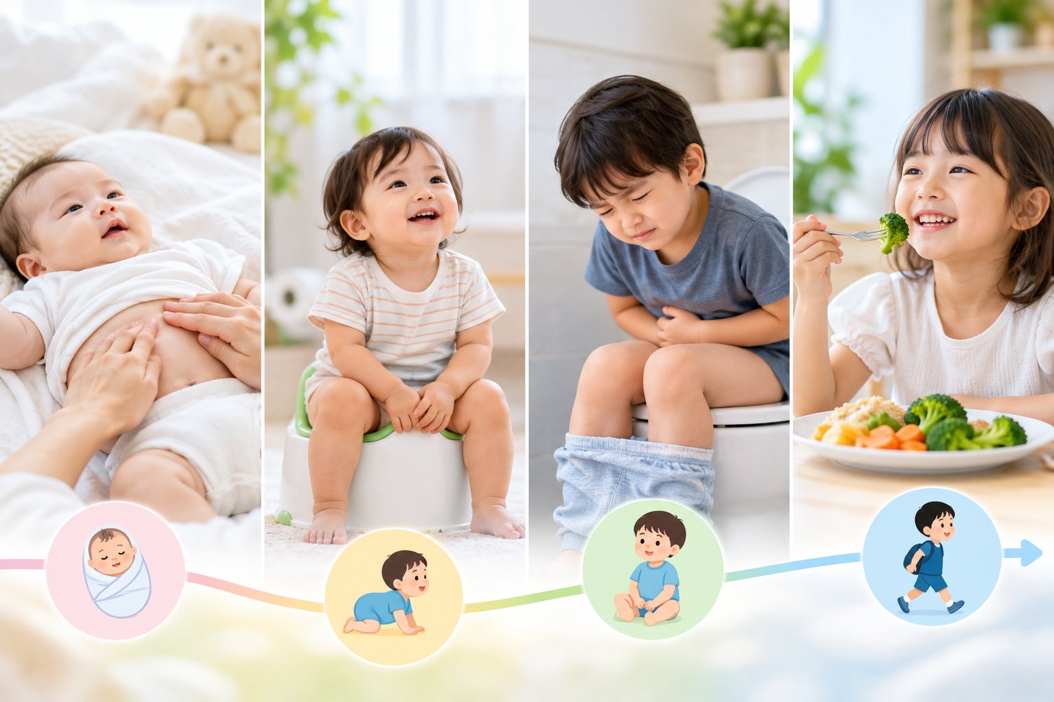 Trẻ bị táo bón phải làm sao? Hướng dẫn theo độ tuổi 2 Ảnh minh hoạ: Trẻ bị táo bón phải làm sao? Hướng dẫn theo độ tuổi