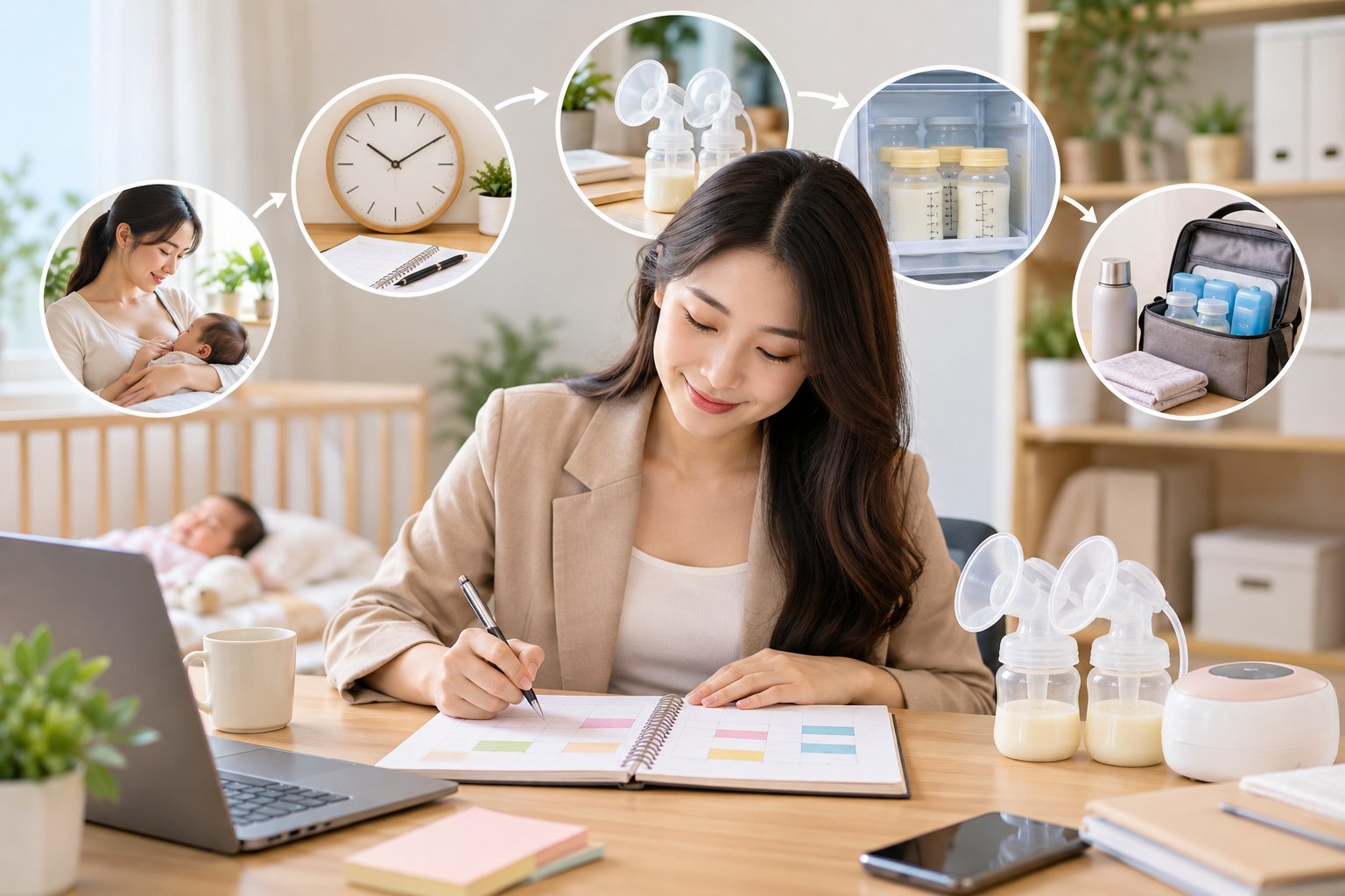 Lịch hút sữa khi đi làm lại: Cách xếp linh hoạt 1 Ảnh minh hoạ: Lịch hút sữa khi đi làm lại: Cách xếp linh hoạt