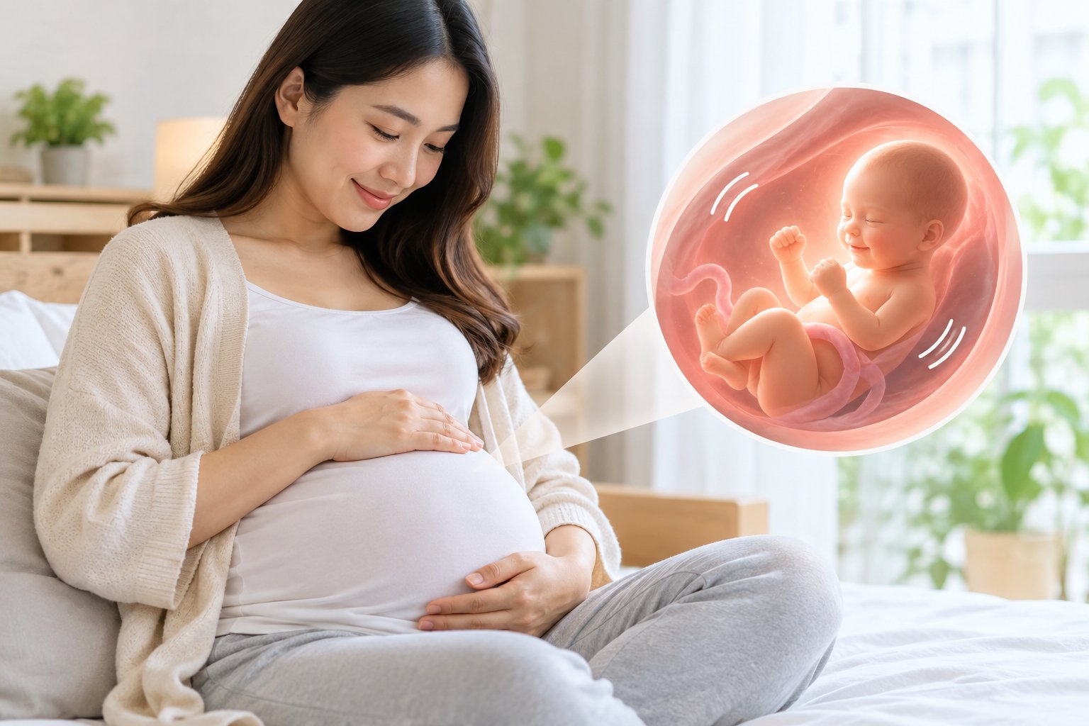 Cách theo dõi thai máy và nhận biết cử động giảm 1 Ảnh minh hoạ: Cách theo dõi thai máy và nhận biết cử động giảm