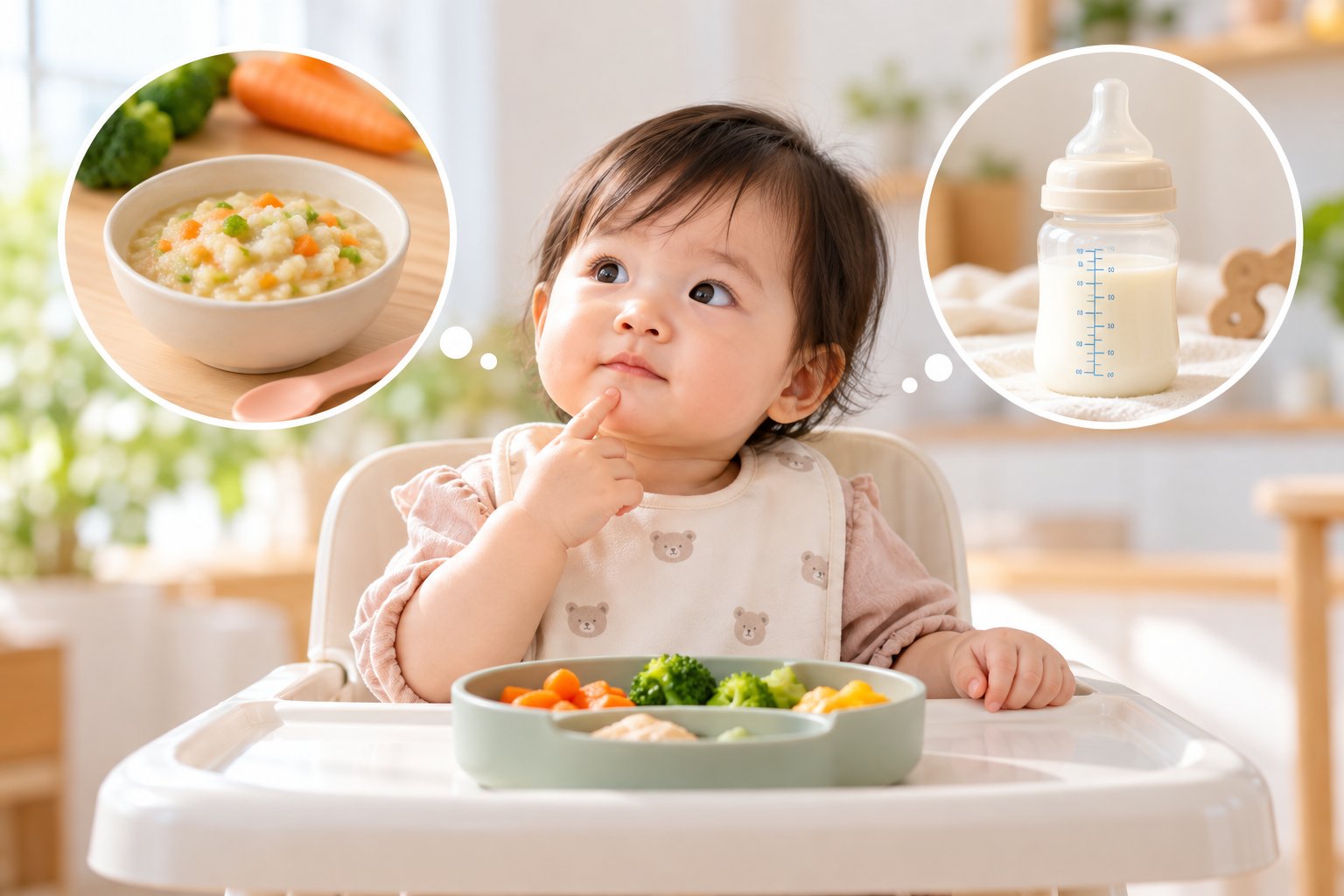 Lịch ăn dặm kết hợp uống sữa cho bé 6–12 tháng 1 Ảnh minh hoạ: Lịch ăn dặm kết hợp uống sữa cho bé 6–12 tháng