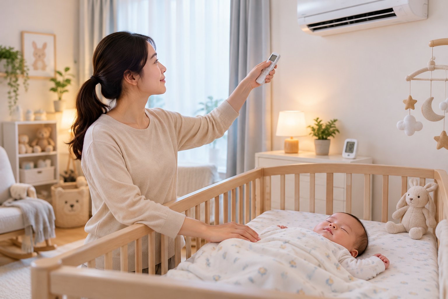 Nhiệt độ phòng cho trẻ sơ sinh: Cách điều chỉnh 1 Ảnh minh hoạ: Nhiệt độ phòng cho trẻ sơ sinh: Cách điều chỉnh