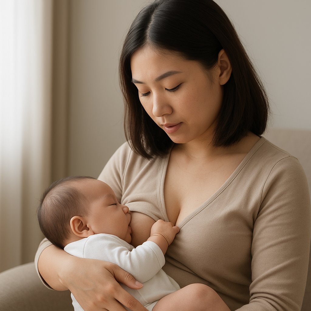 Phản xạ xuống sữa quá mạnh: Cách giúp bé bú êm hơn 2 Ảnh minh hoạ: Phản xạ xuống sữa quá mạnh: Cách giúp bé bú êm hơn